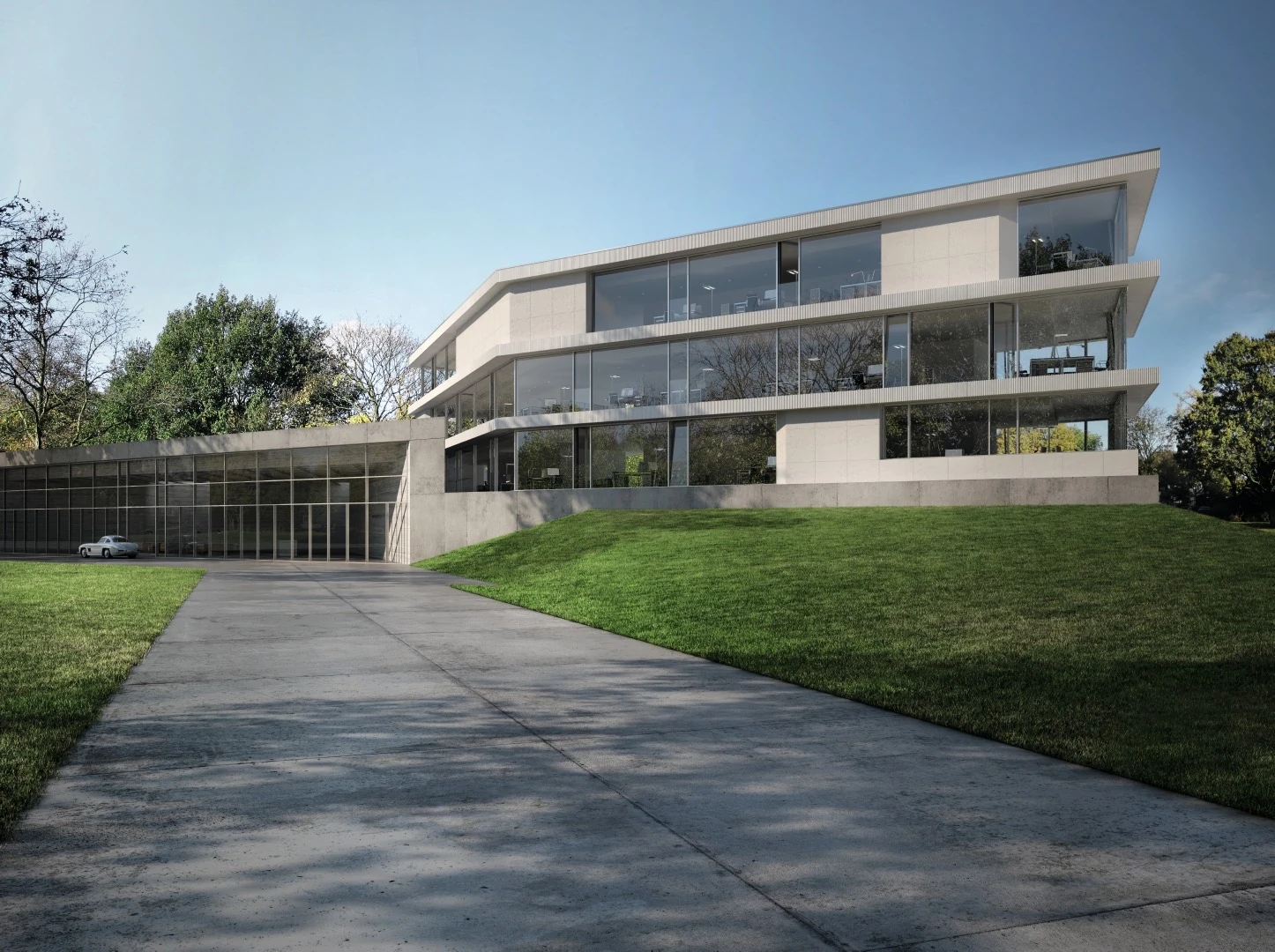 Aluminum facade systems
